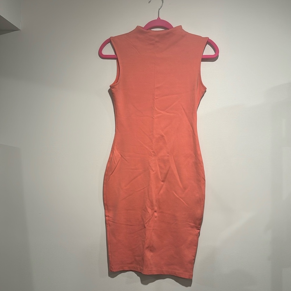 High neck  Bodycon Dress